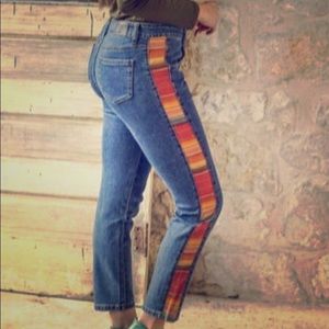 Serape Skinny Jeans